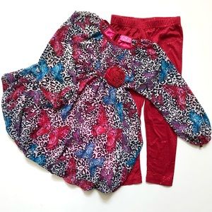 GiGi Dress and Leggings Outfit 3T